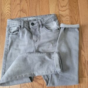 Denim&Co Light Gray Skinny Jeans